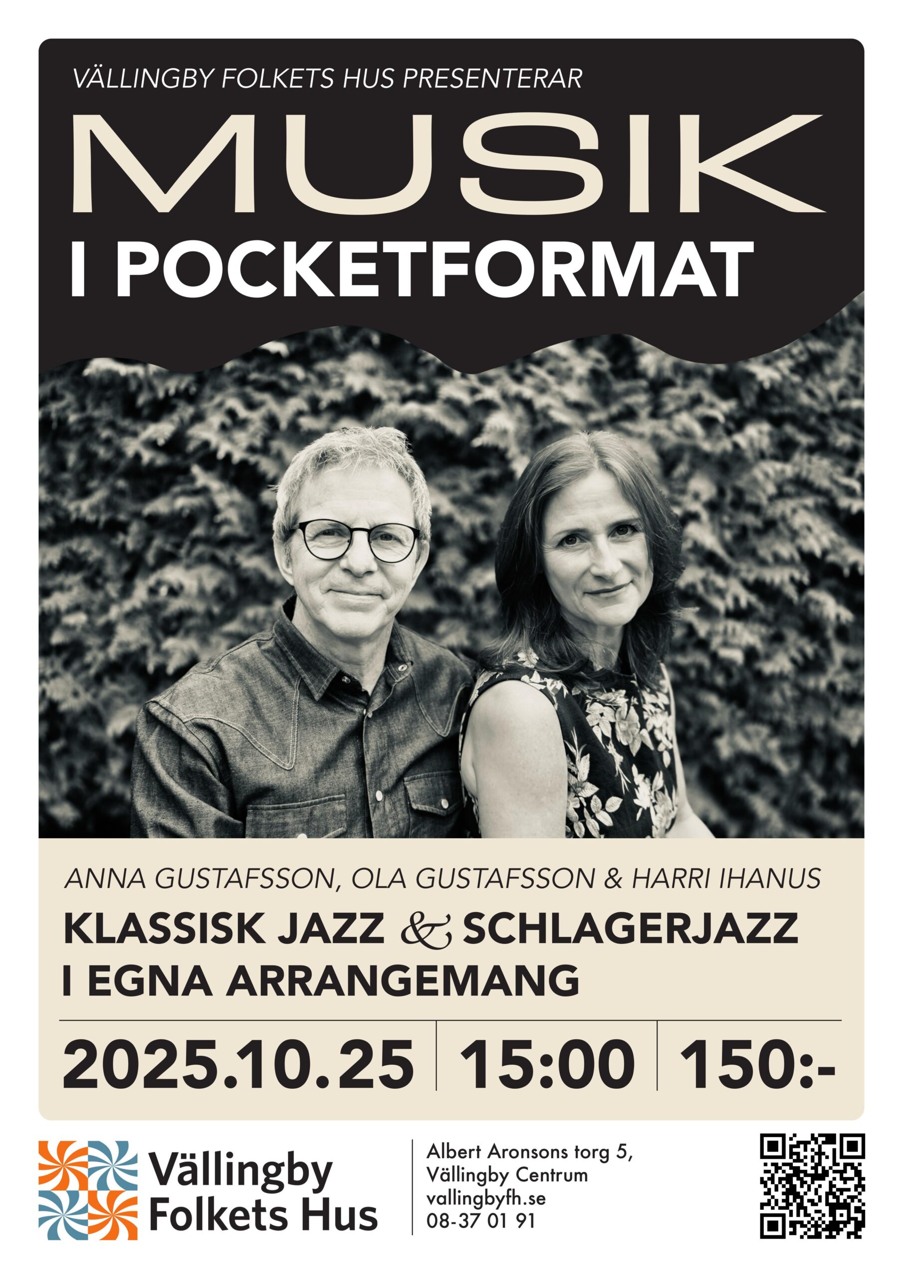 Klassisk jazz och schlagerjazz i egna arrangemang
