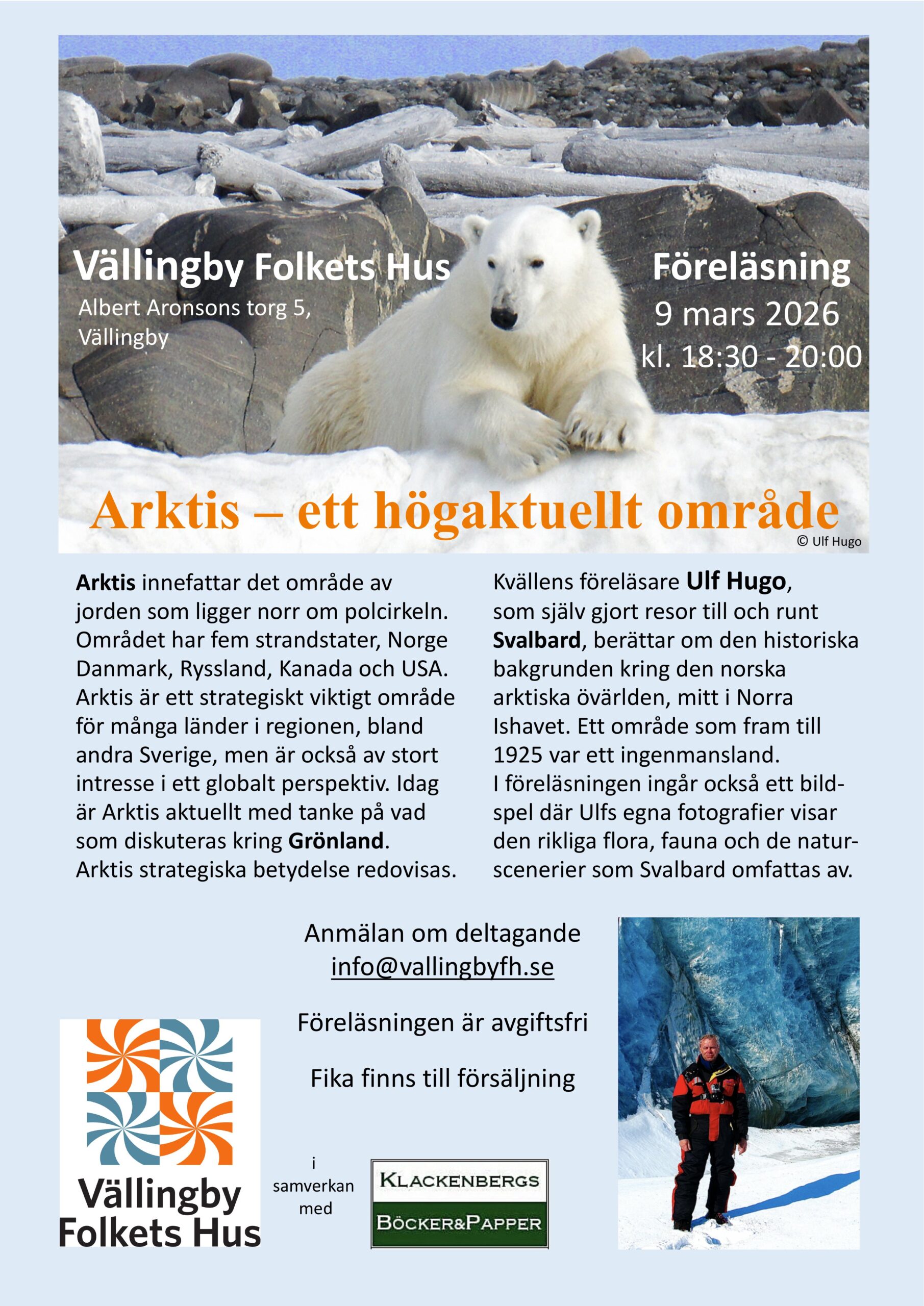 Arktis – en föreläsning av Ulf Hugo